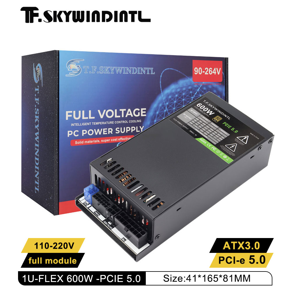 Flex Atx Power Supply 600W 1U - ATX 3.0 PCI-E Gen5 Flex ATX